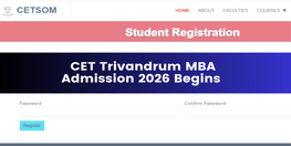 CET Trivandrum MBA Admission 2026 Begins Apply by April 30